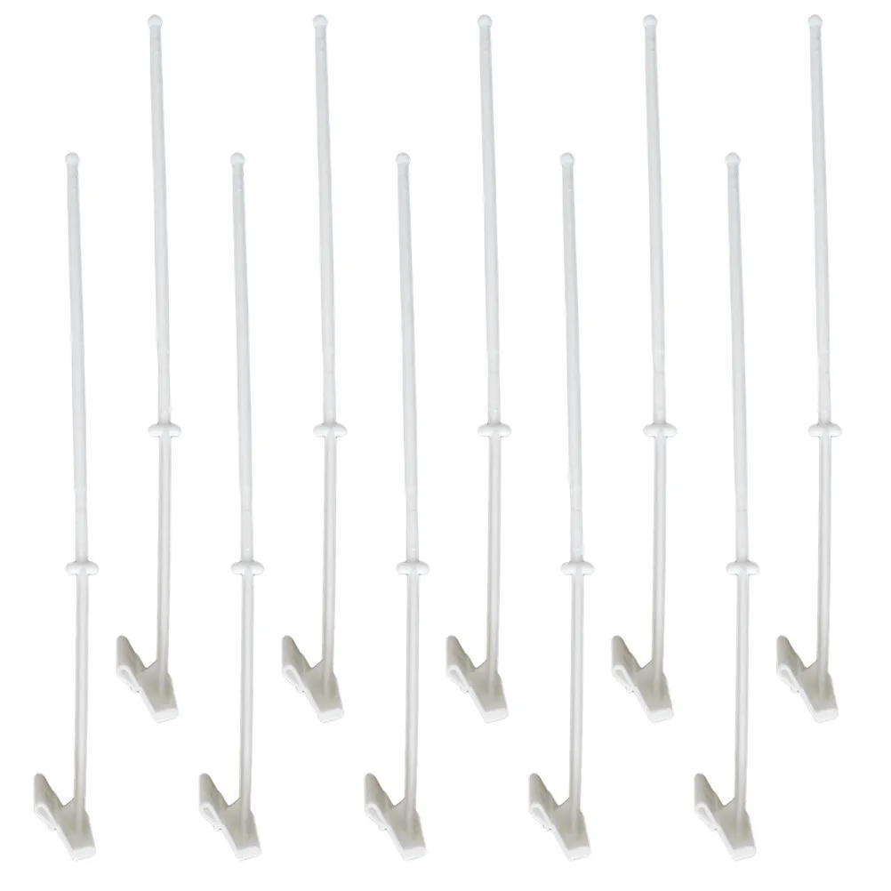10Pcs Vehicle Flag Clips Car Window Flagpoles Clip-on Flag Holder for Truck Bus Suv Nation Team Warning Safety Flags Tough - view 4