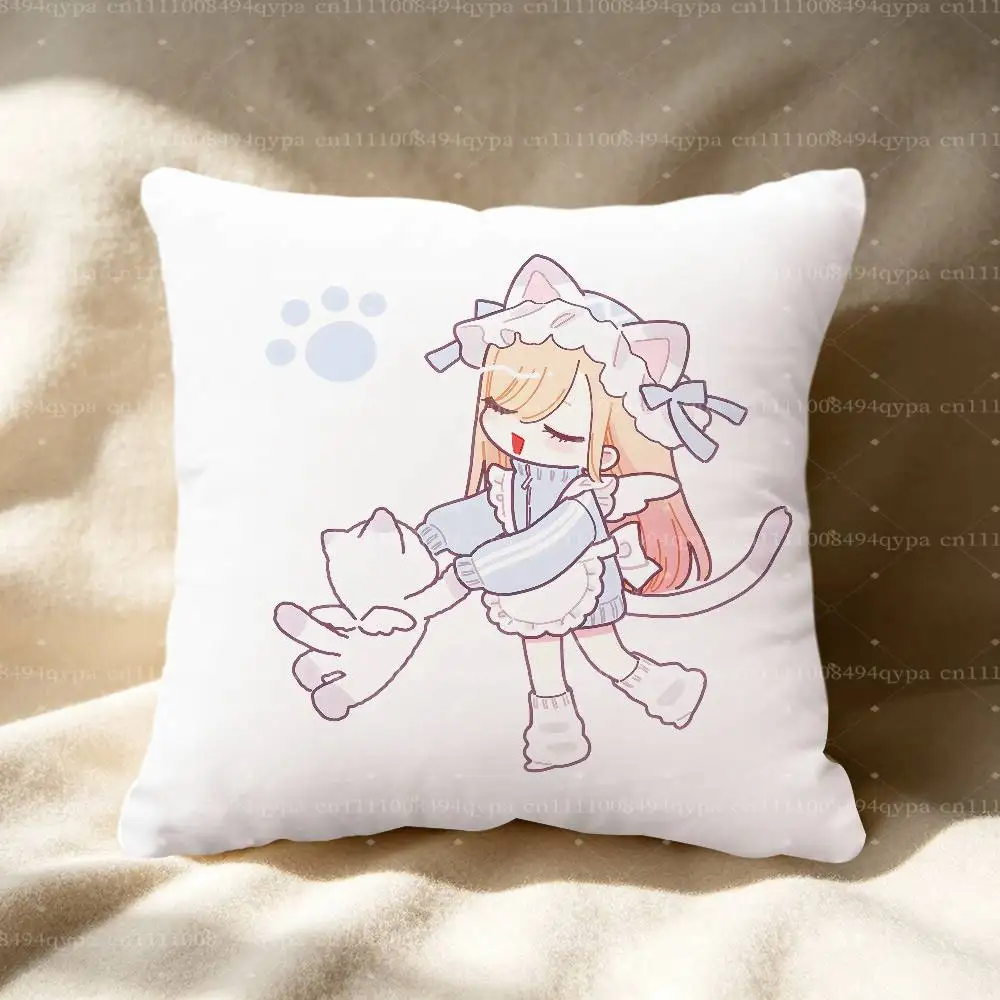 M-Marin Kitagawa Dress Up Darling Throw Pillow Case Pillowcase Cover Living Room Couch Cushion Case Home Decor