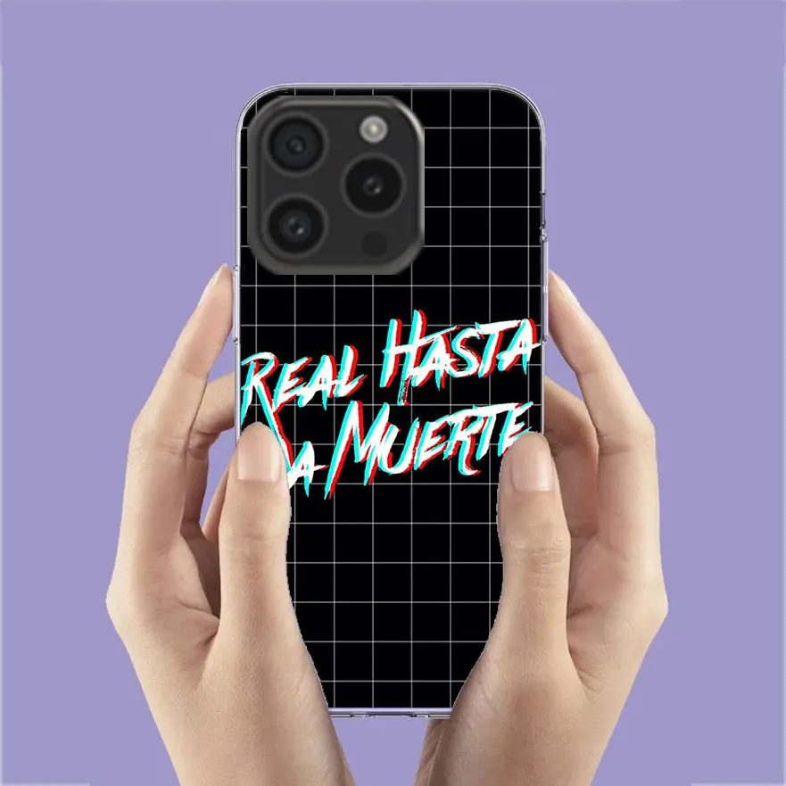 Anuel AA Real H-Hasta La M-Muerte Clear Phone Case For Aplee iPhone 12 13 Mini 14+ 15 Plus 16 Pro Max Cover 11 Pro X XS Max Coqu