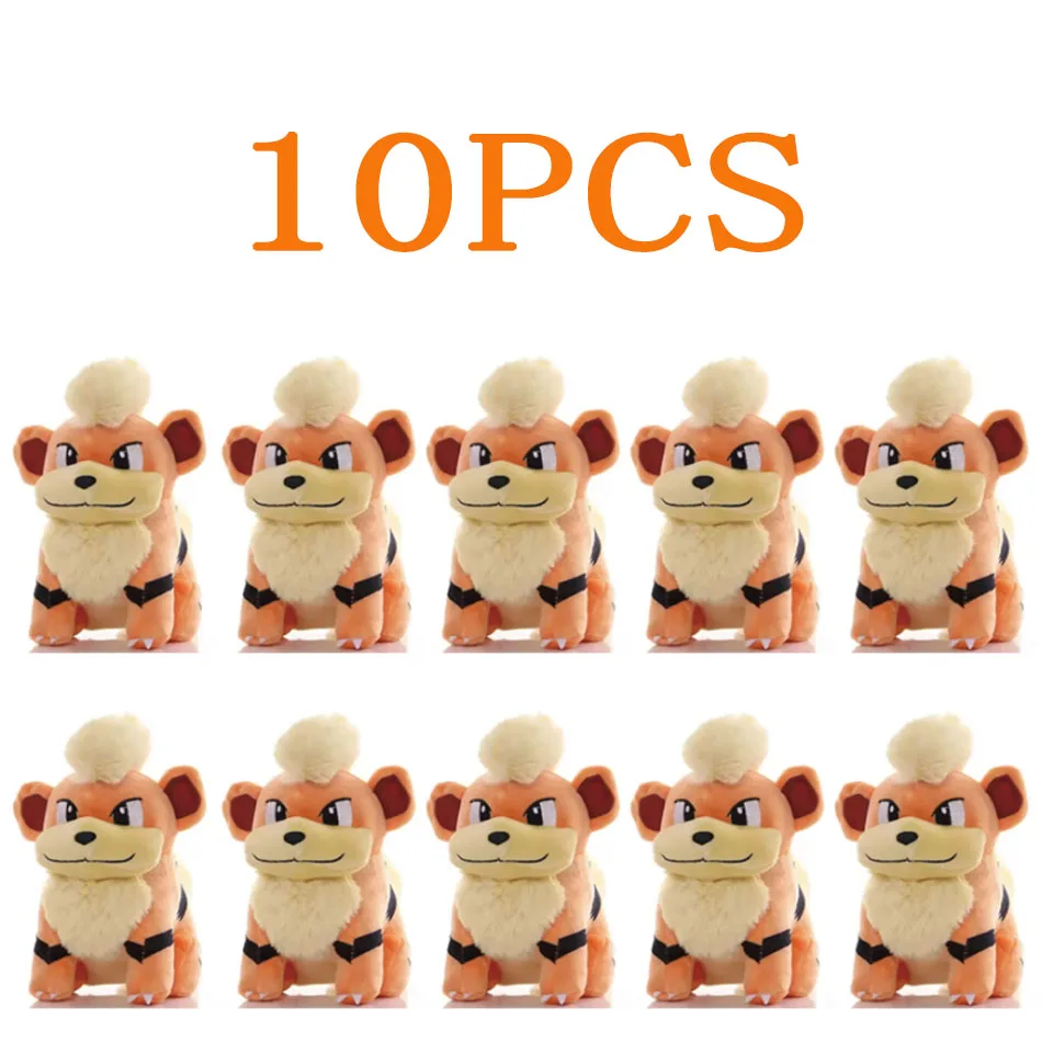 10 Stück offizielle Pokemon-Plüschtiere – Charmander, Squirtle, Pikachu-Plüsch, Bulbasaur-Stofftier, Pokemon-Puppe, Geburtstagsgeschenk