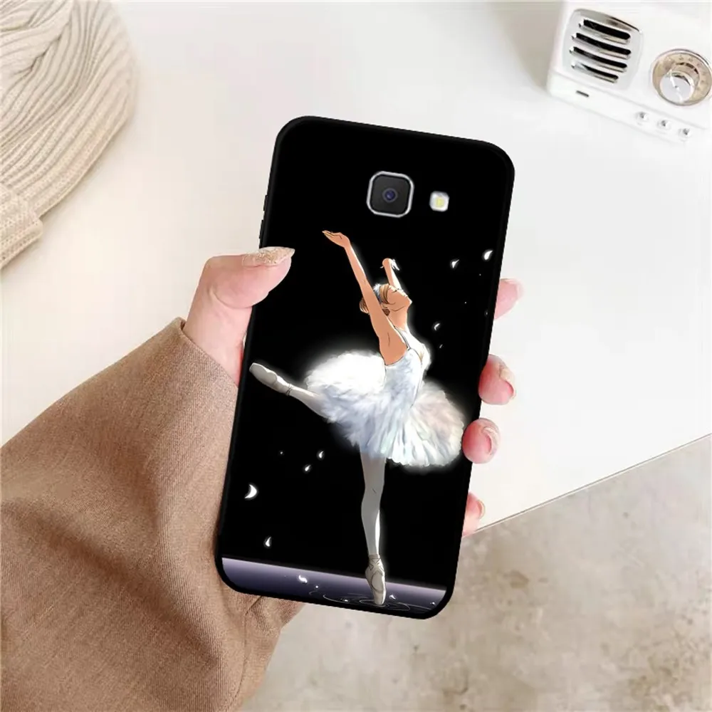 Ballerina Ballet Dance Girl Phone Case For Samsung J 7 plus 7core J7 neo J6 plus prime J6 J4 J5 Mobile Cover