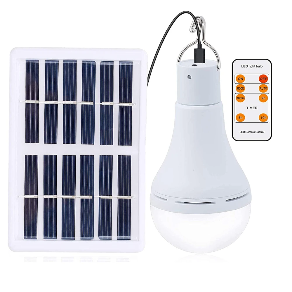 

9W Hanging Emergency Sunlight LED Solar Light 7W 5V USB Charged Bulb Outdoor Camping Tent Lights Waterproof Emergency Light