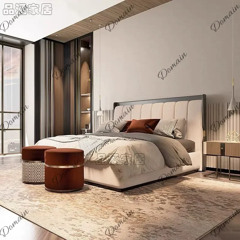 80 N Italian Minimalist Bedside Table with Smoked Wood Veneer Small Nightstand for Bedroom Storage Luxury Designer End Table