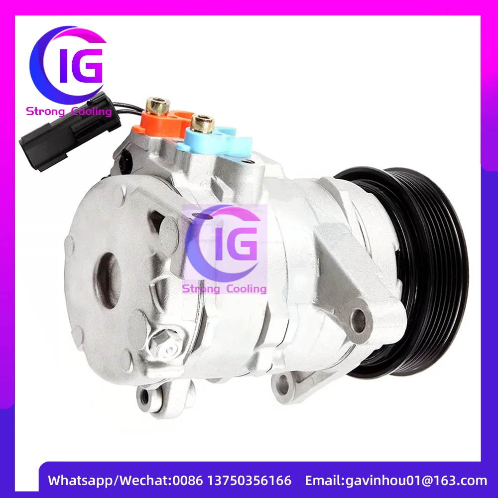 Dodge Durango Jeep Grand Cherokee 3.7L 2005-07 255465 TEM255465 2011271AM 140204NC 용 클러치가있는 AC 압축기