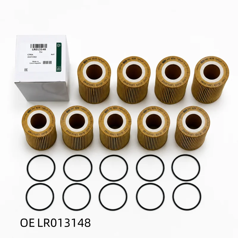10Pcs LR013148 Oil Filter Suitable for Land Rover Range Rover LR3 LR4 Range Rover Sport Diesel 3.0，V6