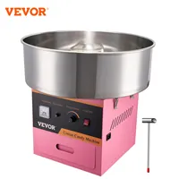 VEVOR Electric Cotton Candy Machine Commercial Floss Maker with Stainless Steel Bowl Sugar Scoop and Drawer for Birthday Party