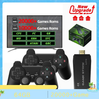 Retro Video Game Console 2.4G Wireless Console M8 Game Stick HD 4k 20000 Games Portable Game Console