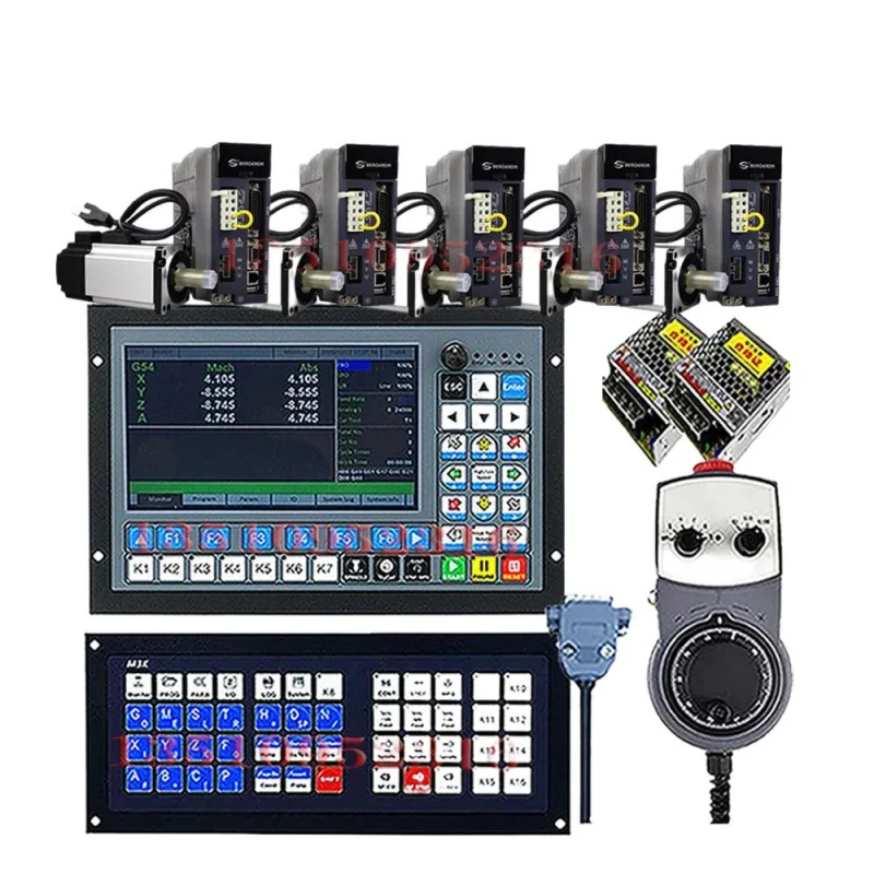 

DDCS-EXPERTM350 3/4/5 Axis CNC Offline Controller 750w 220v Servo Motor Kit, which supports tool magazine to replace DDCSV3.1