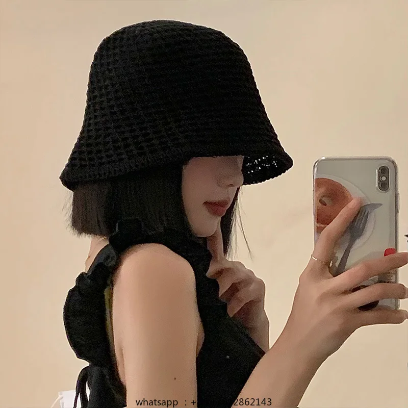 

Полая соломенная шляпа-ведро