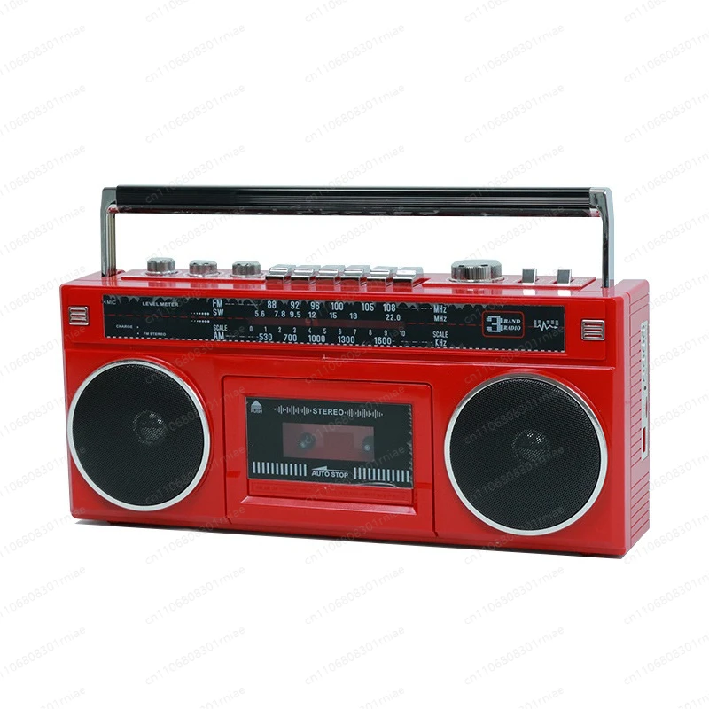Vintage tape player Vintage tape recorder New antique tape recorder Bluetooth stereo Multi-band radio