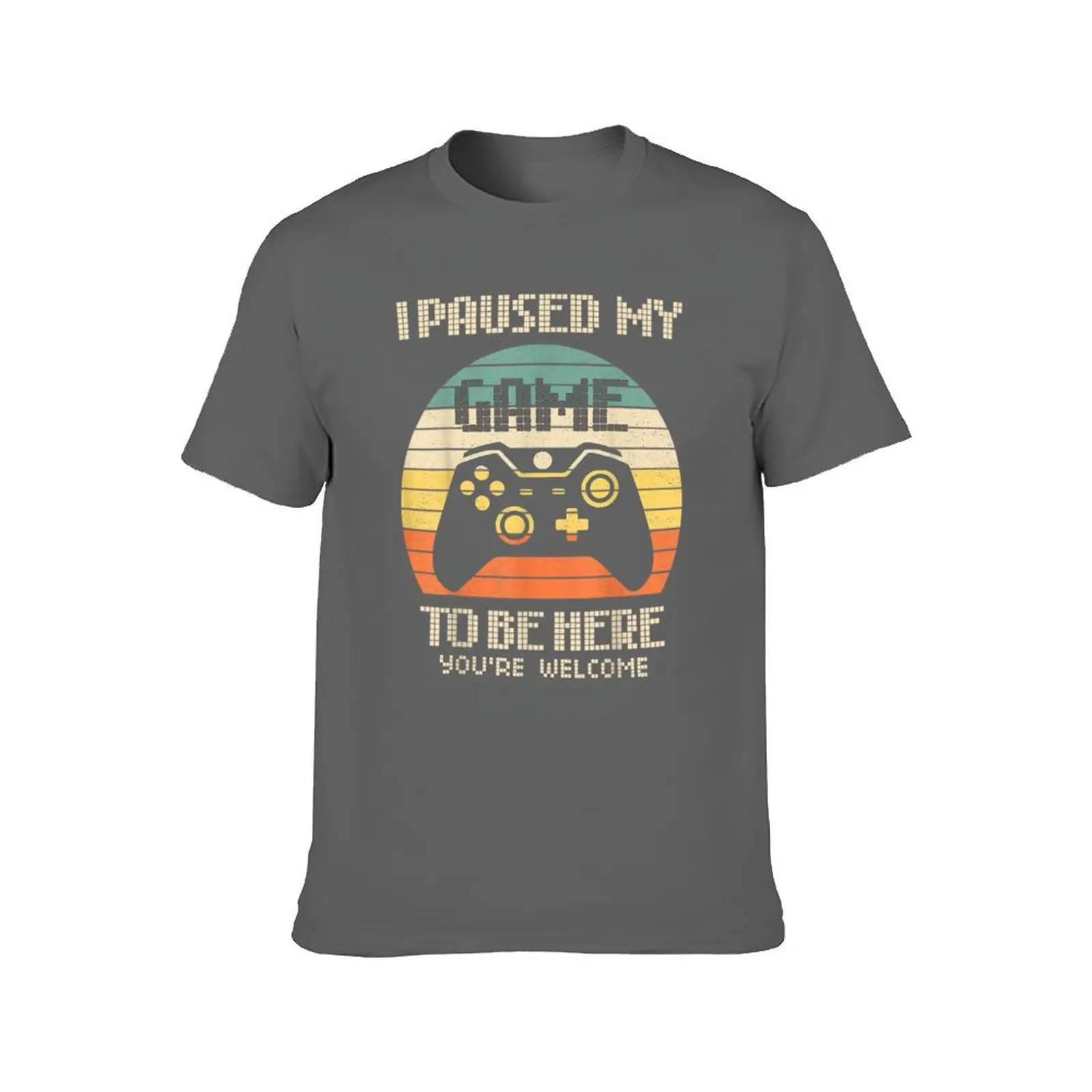 I Paused My Game To Be Here T-shirt Funny Shirt For Gamers T-Shirt T-Shirt graphic t shirts for man
