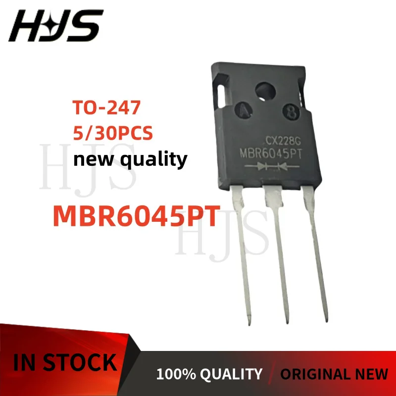 5/30PCS brand new and quality MBR6045PT MBR6045 TO-247 6045 Diode fast recovery tube