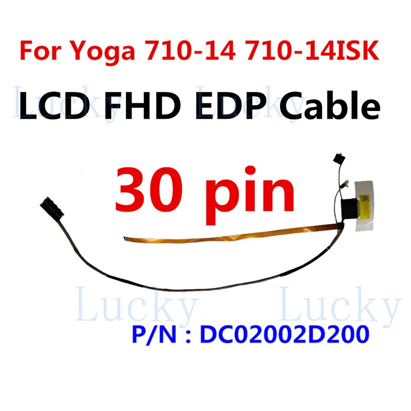 f   DC02002D200 For LENOVO LCD DISPLAY CABLE YOGA 710-14ISK 710-14IKB