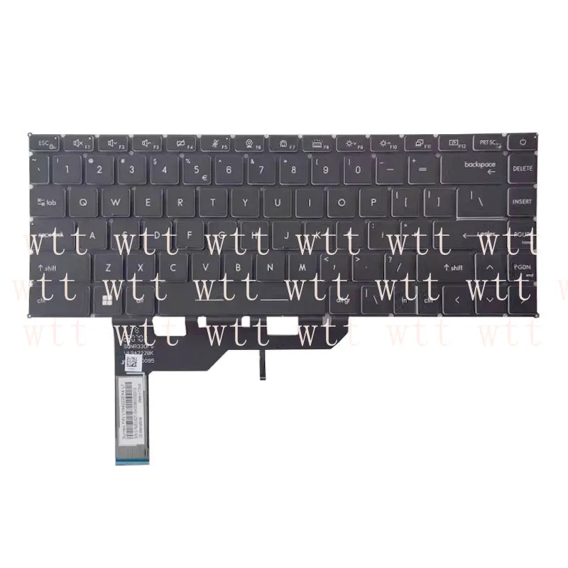 For MSI Creator Z16 MS-1571 Z16-A11U A11UE A11UET MS157 Per-Key RGB Backlit Keyboard
