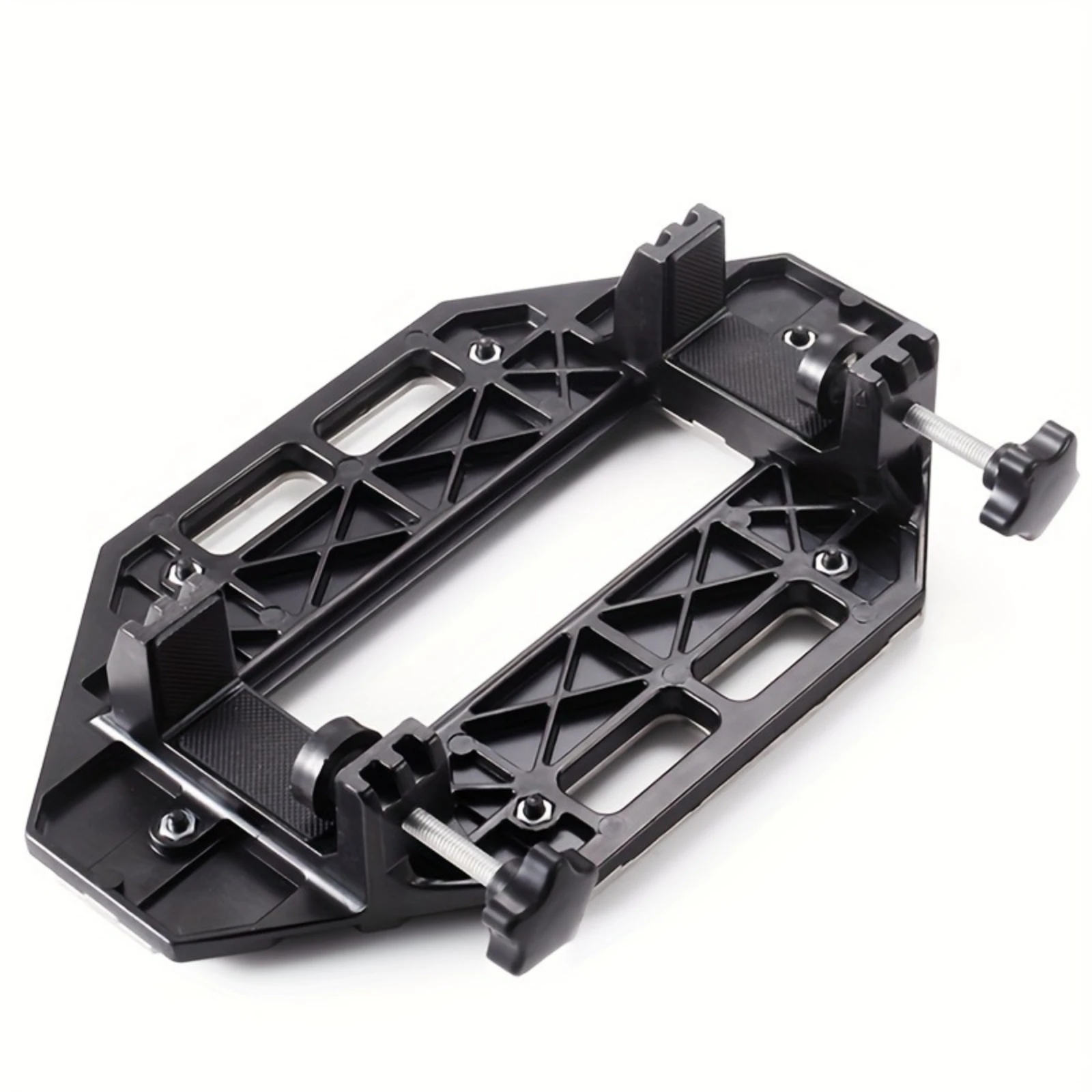 Hinge Drilling Jig Clamping Plates Hinge Positioning Jig Hardware Tool Included Drill Bit Metal