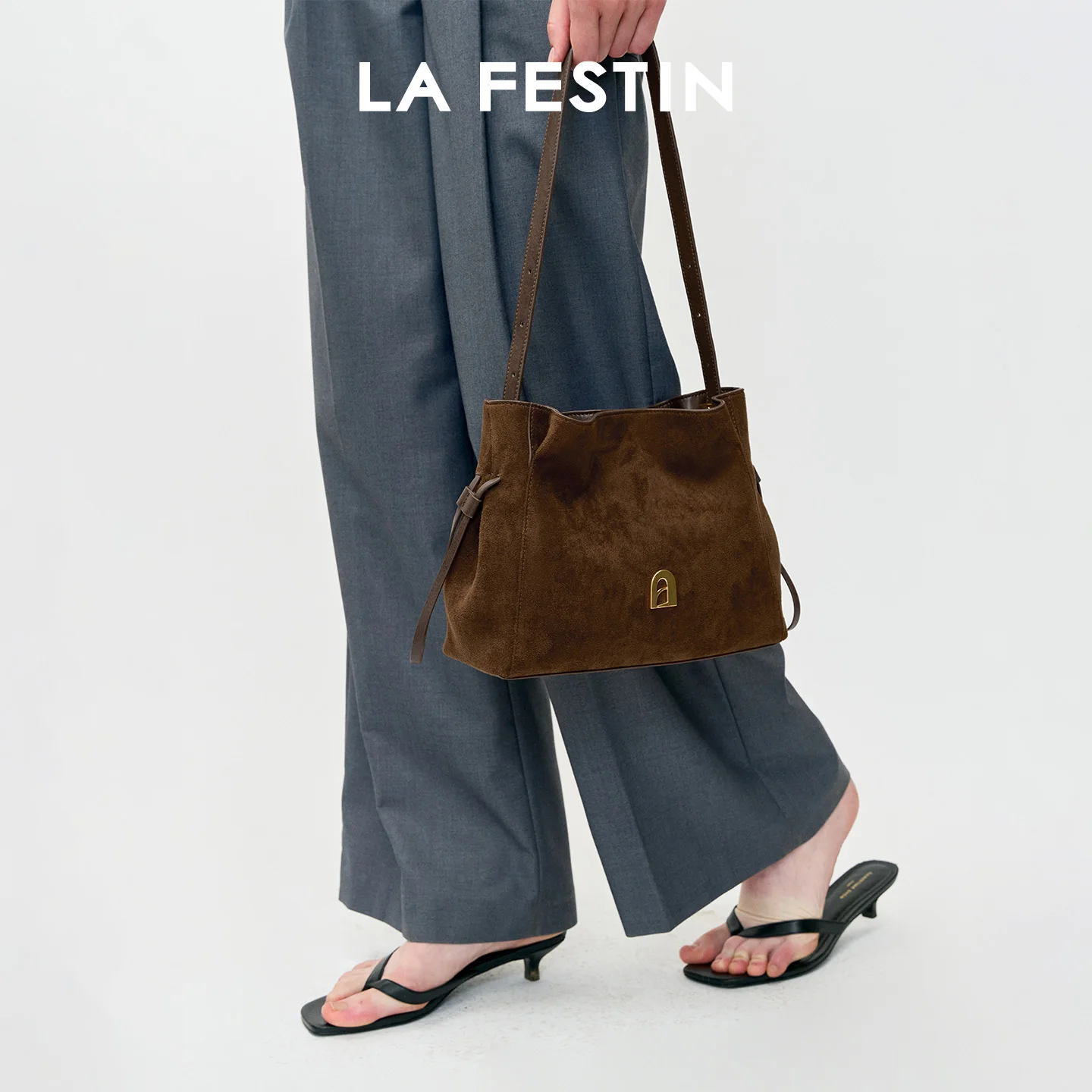 LA FESTIN Original Shoulder Bags 2026 New Handbag Women Luxury Bags Designers Casual Tote Bags Genuine Logo Bag Crossbody Bag