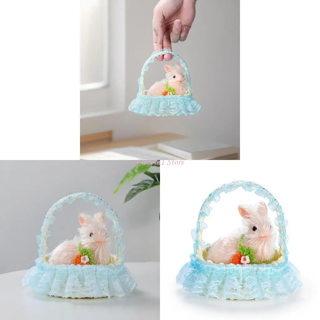 

Y1UB Artificial Rabbit Dolls Toy для малыша поощряет сенсорную и моторную разработку