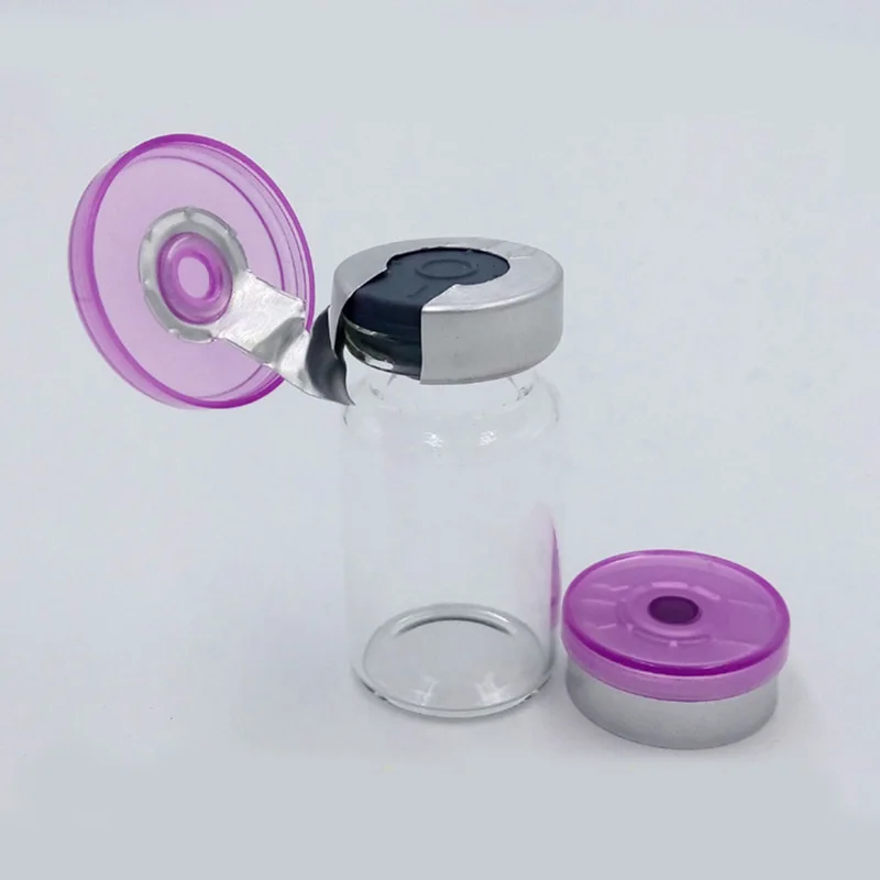 Opções Peças Lote 20 mm Cor Transparente Tampa Garrafa Frasco de Vidro Tampa de Alumínio-plástico Top Selado 200