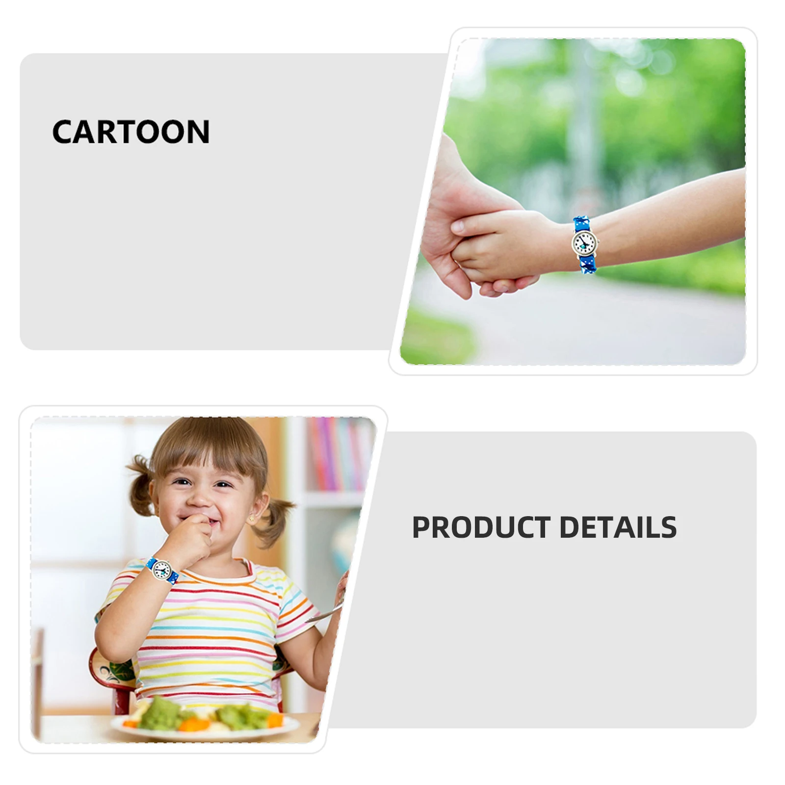 

Children Watch Mineral Glass Elastic Durable Waterproof Cartoon Dolphin Kids Learning Children Wristwatch