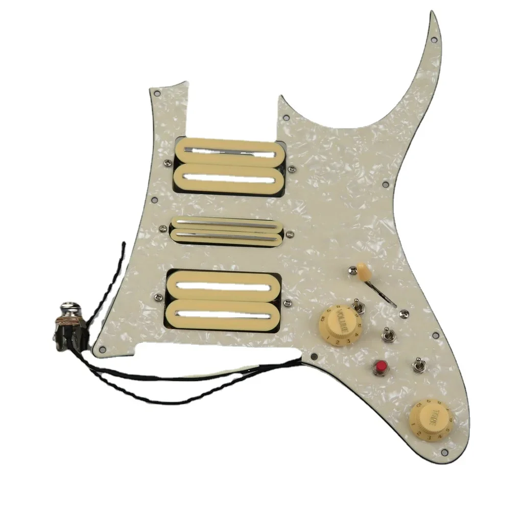 Loaded Pickguard HSH Dual Rail Humbucker Pickups Pre-Wired with Coil Split for  Electric Guitar
