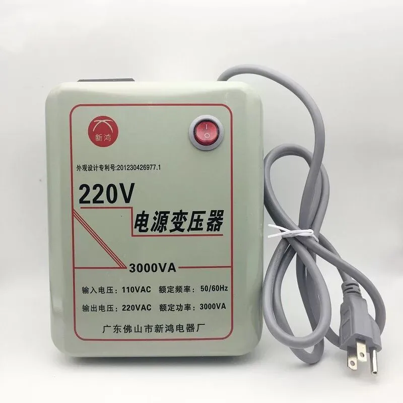 

Power converter transformer 110V to 220V 3000W