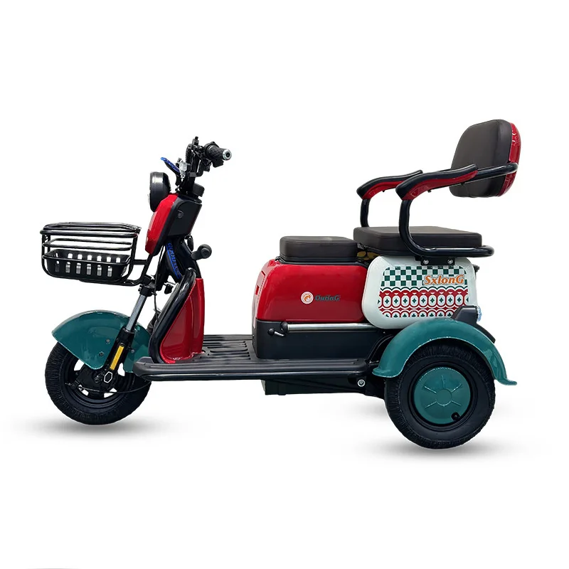 Y3-X3 70km Endurance Open Body Electric Tricycle for Resorts & Gardens 60V 20A 3-Passenger 200-300kg Payload