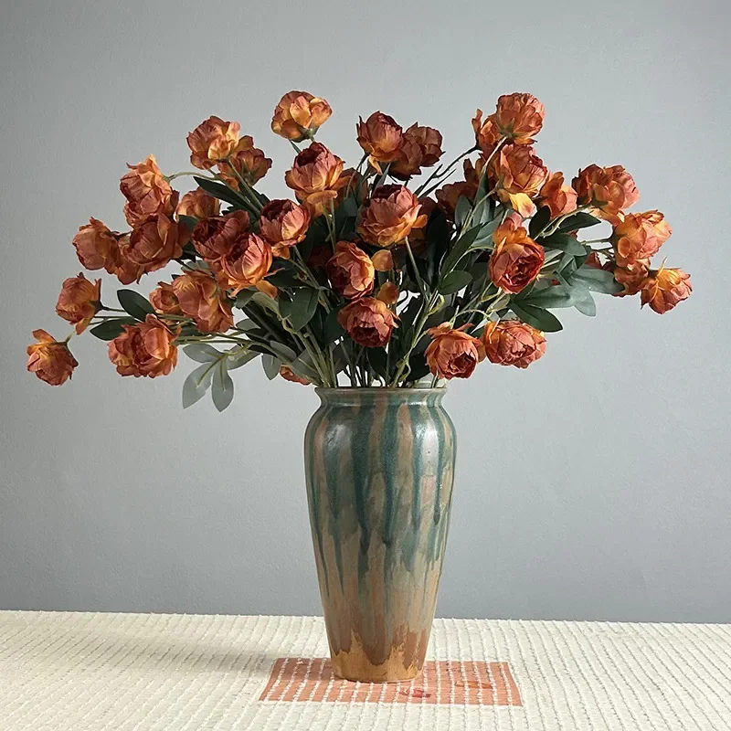 for Jingdezhen Ceramic Vase Modern Simple Dried Flower Arrangement Living Room TV Cabinet Decoration Chinese Home Decor