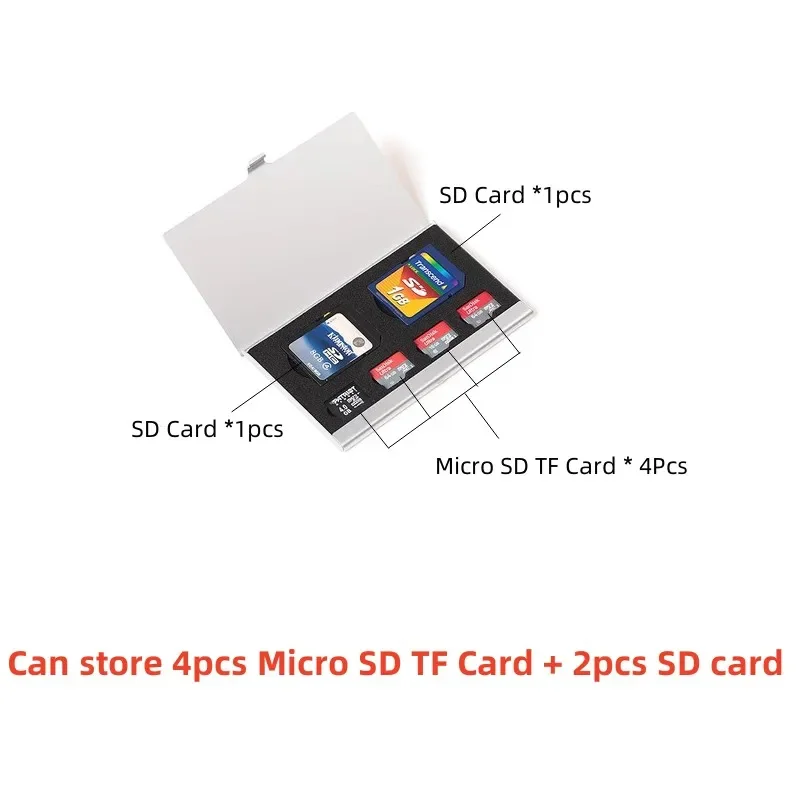 Micro SD TF Card Storage Box Portable Case for DJI AIR 3/ Mini 4pro /Mini 3 3pro/ Mavic 3 /air 2/mavic 2/ FPV AVATA Drone