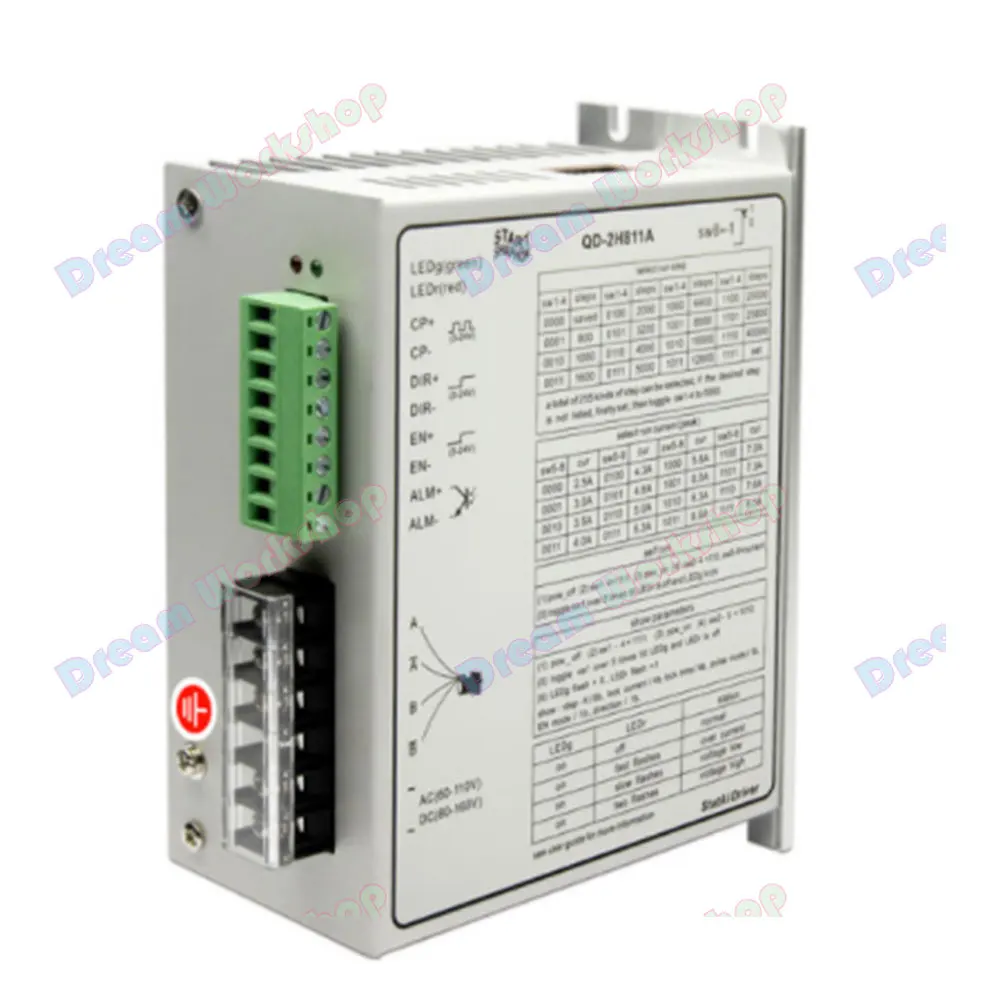 

CNC full digital stepper driver new generation two-phase stepper motor driver QD-2H811A for 110BYG250A/B/C/D