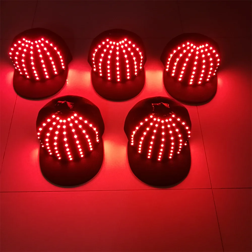 Magicool Led Lighting Hat Bar DJ Show Glowing Peaked Cap Jazz Hat Flash Party Gift Christmas Cosplay Wedding Birthday Props