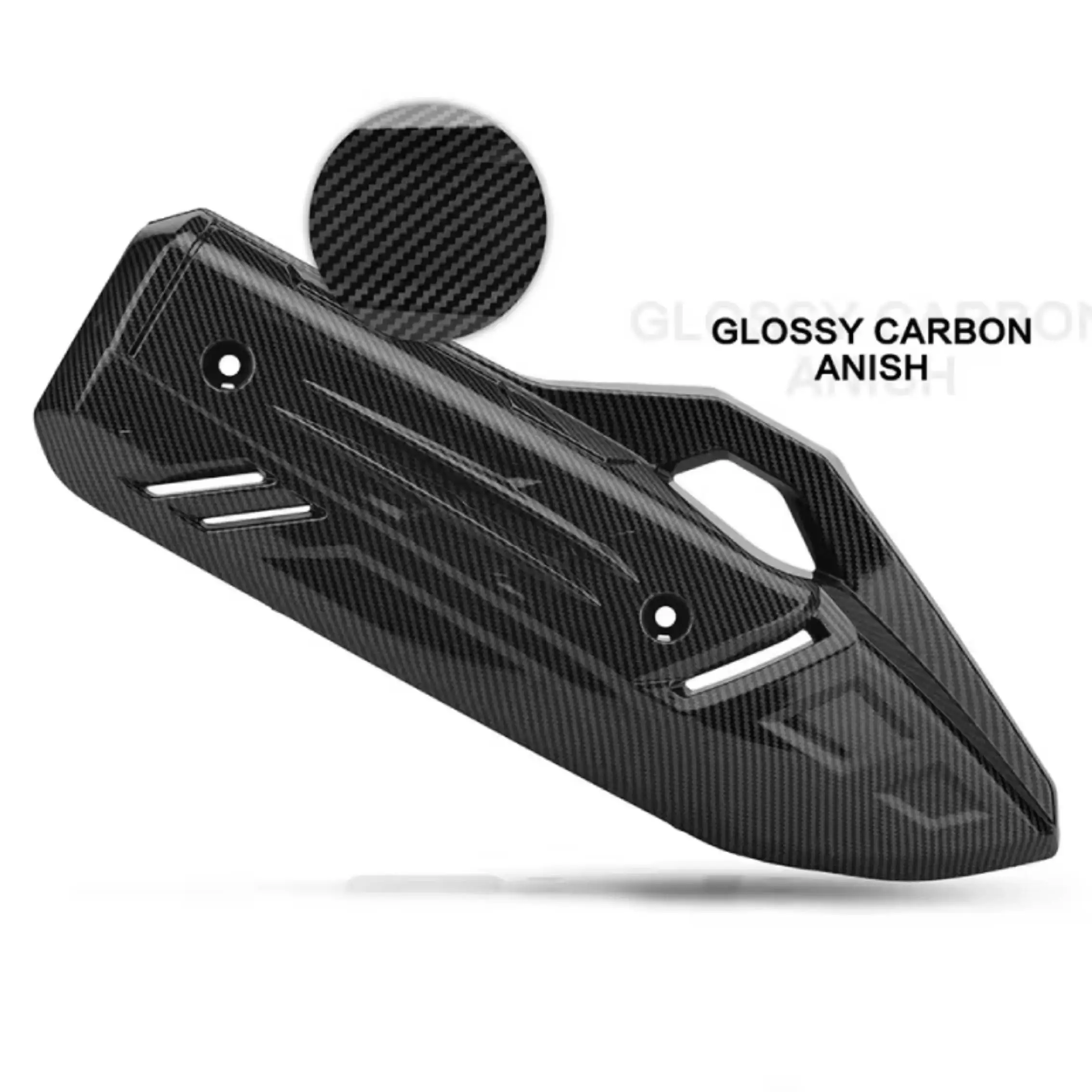 For Honda PCX160 2021-2024 PCX 160 2023 2022 Motorcycle Carbon Fiber Exhaust Pipe Cover Cowl Protector Tail Cover Accessories