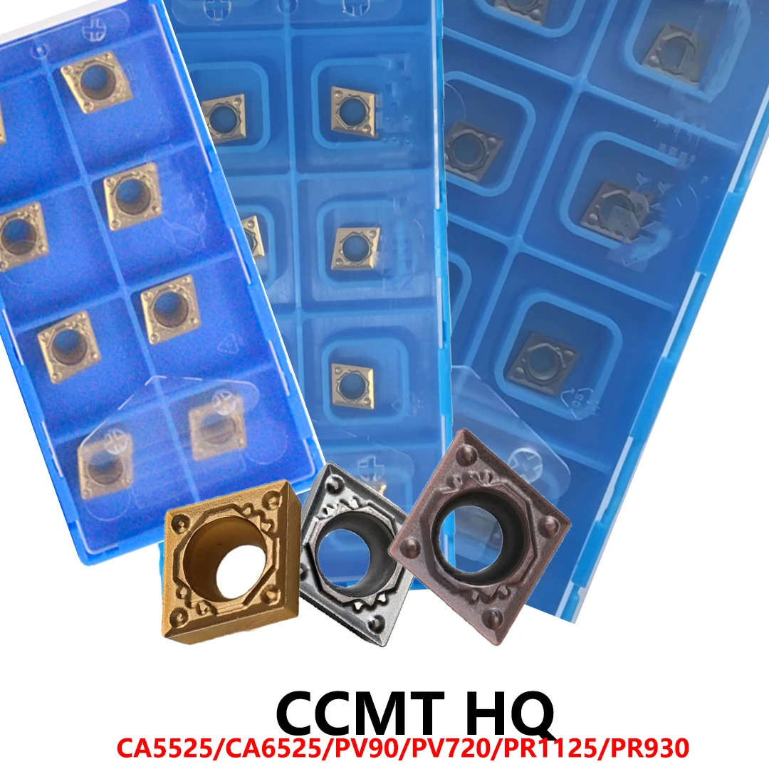 

Оригинальные твердосплавные вставки CCMT060202HQ CCMT09T308HQ CCMT060204 CCMT060202 CCMT09T304 CCMT09T308 CCMT09T302 HQ CA6525 PR930 Инструменты