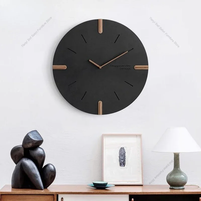 Nordic Creative Wall Clock Modern Minimalist Living Room High-end Wall Clock Stylish and Luxurious Home Decor Reloj Pared FYWC