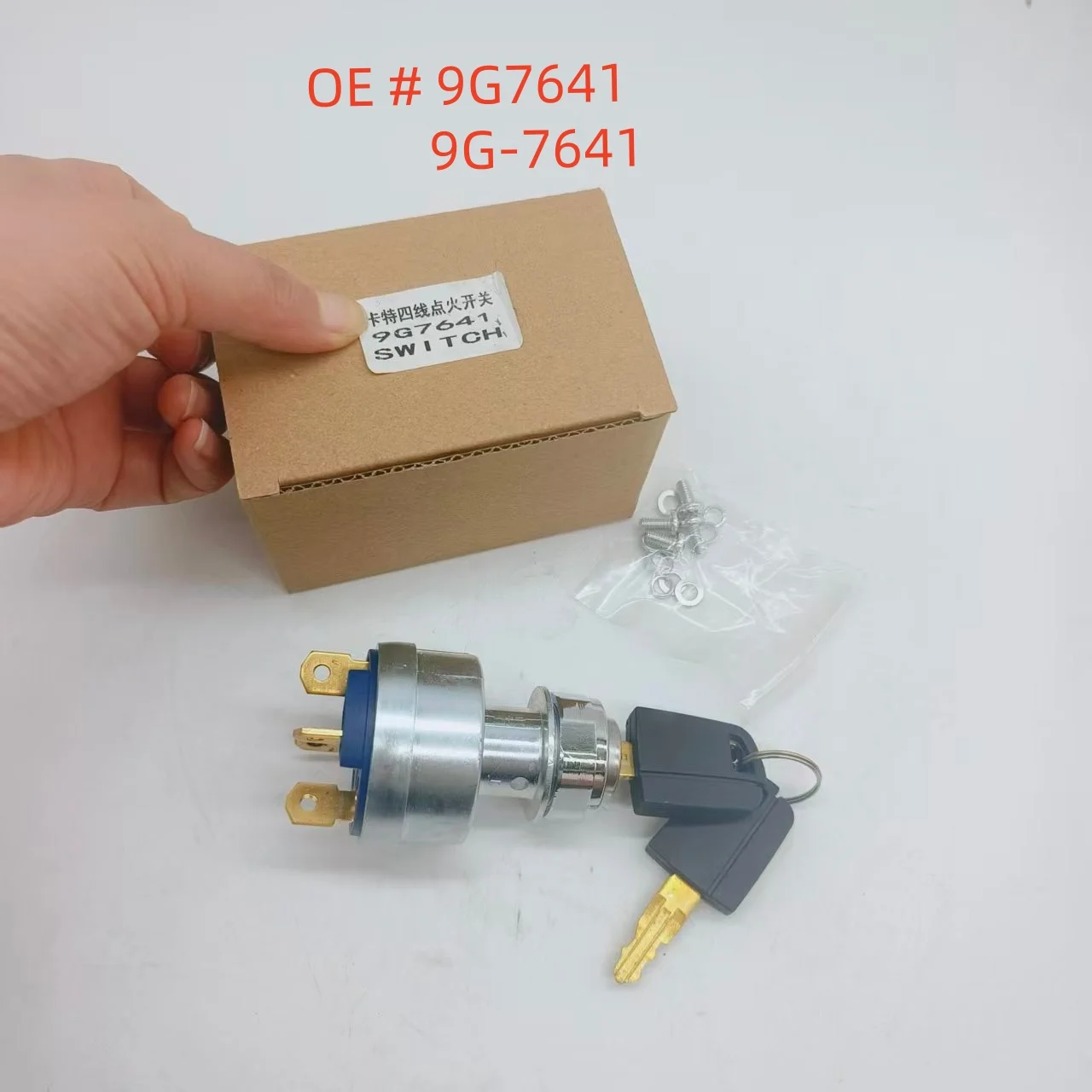 High Quality New 9G7641 9G-7641 Ignition Switch For Caterpillar 320B 320C 320D 312BL 312C Excavator Parts