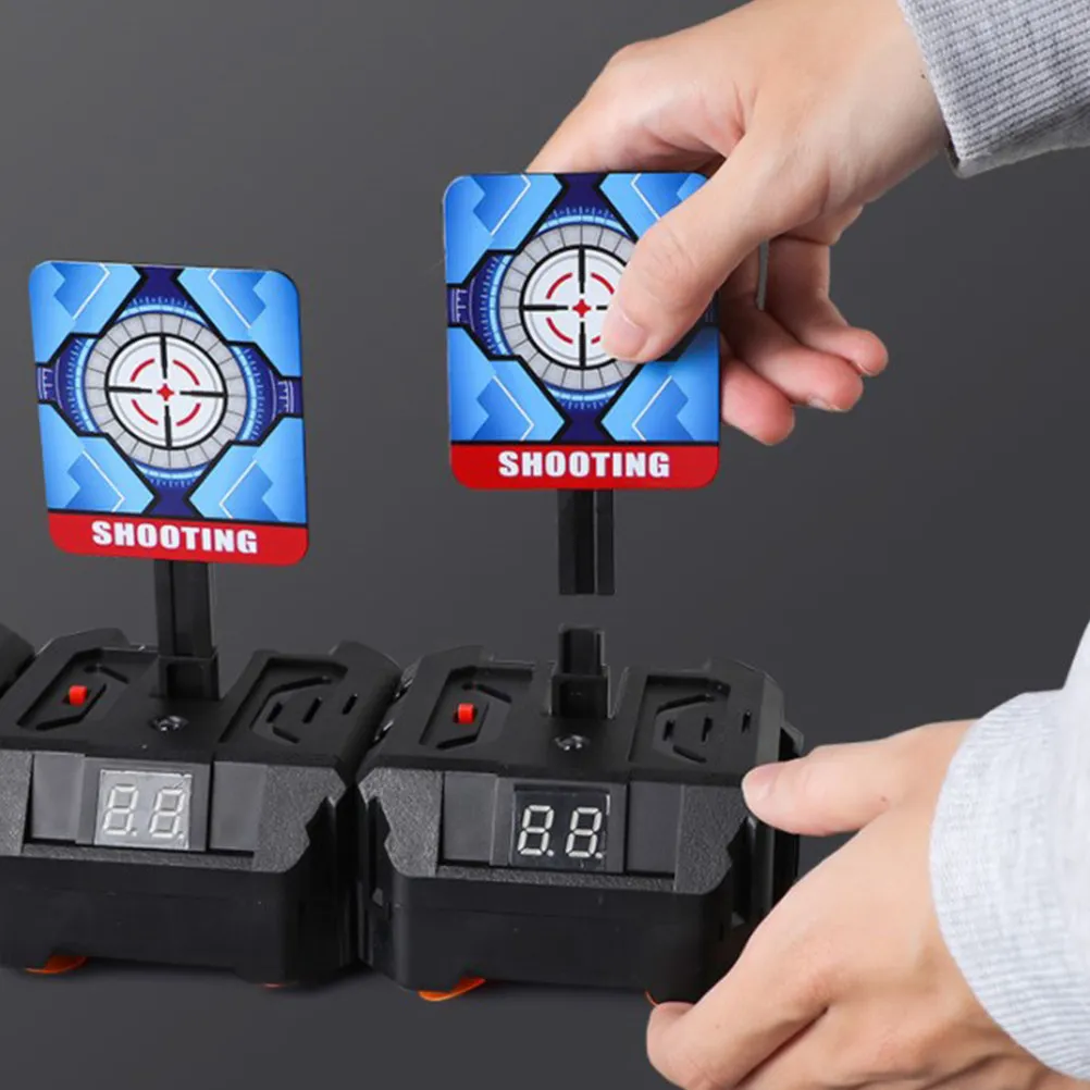 

Electronic Shooting Target Auto Reset LCD Scoring Practice Target Durable Sensitive Game for Boys Girls Teens Birthday Party