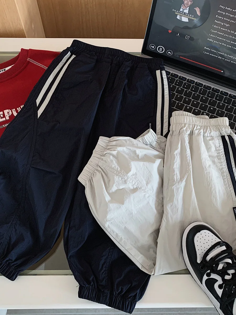 Fashionable Mosquito-Resistant Pants Lightweight Casual Loose Fit Summer Wear for Boys And Girls Korean Style Long Pants