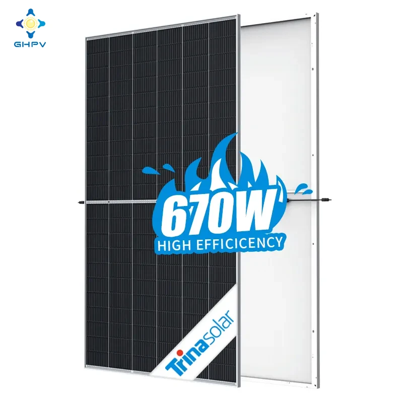 Trina Vertex 600W Solar Panel  630W 650W 670W 700W Tier 1Mono Module In Stock  Eu Warehouse