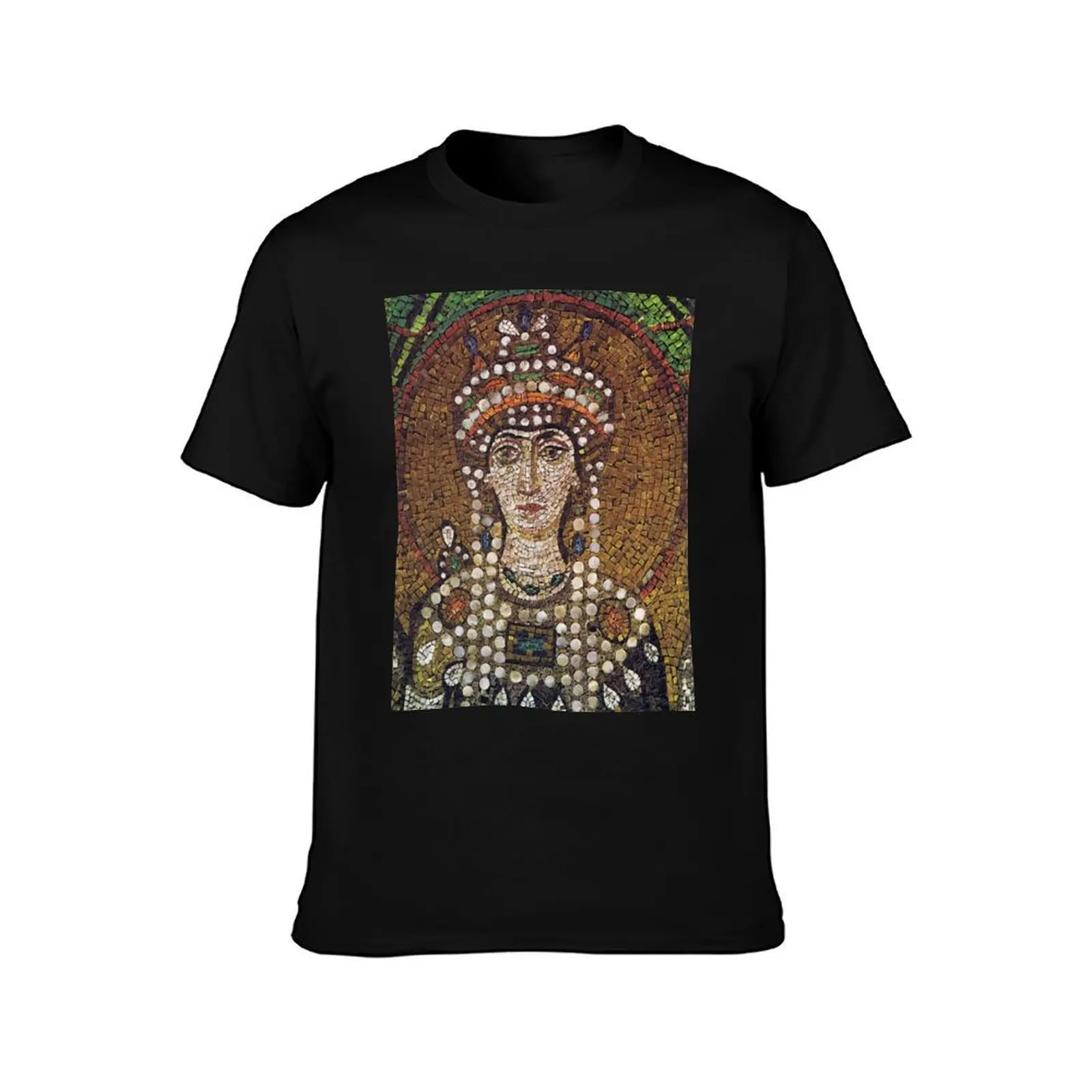 Theodora, Empress in Byzantium T-Shirt Classic Crew Neck Cotton T-Shirt