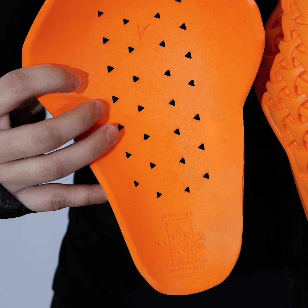 WOSAWE Motorrad Fahrrad Schulterschutz Ellenbogenschützer Knieschützer Anti-Fall Atmungsaktive Motocross-Jacke Schutzausrüstung CE Level 2