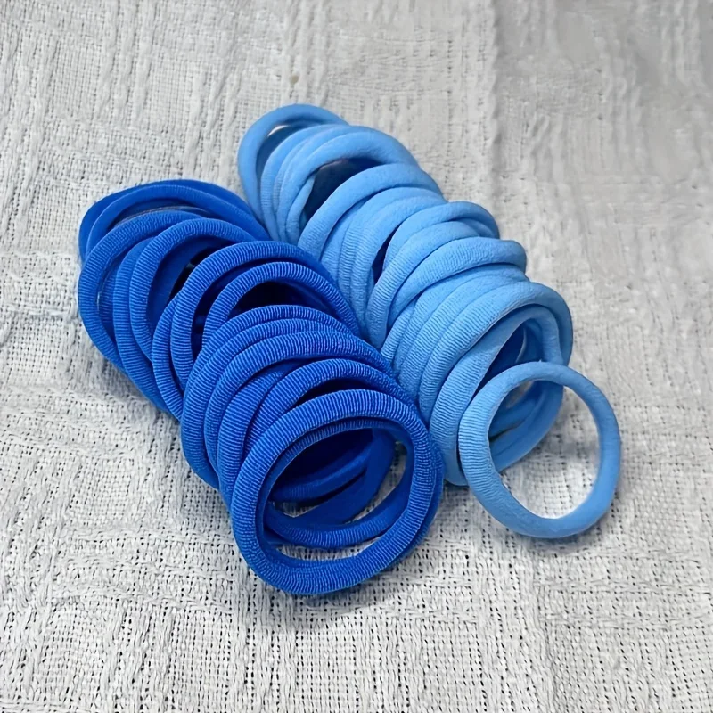100pcs Large Hair Ties for Girls, for Everyday Hairstyles Such as Ponytails, Buns, Half-up Styles, and Other Basic Hairstyles