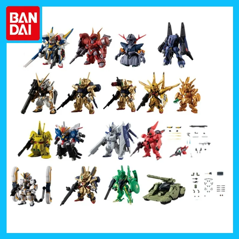 

Bandai Original GUNDAM CONVERGE Plus 01 Anime Figure 001 002 Action Figure Toys for Boys Girls Kids Gift Collectible