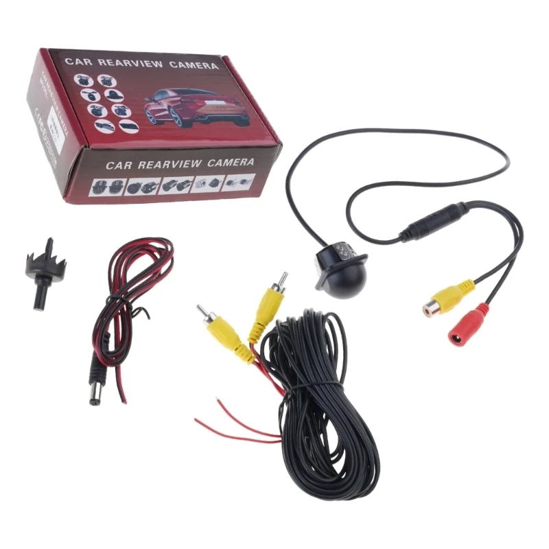 Car Backup Camera, Rear View Camera Waterproof Night Vehicle Reverse Camera,170° Wide
