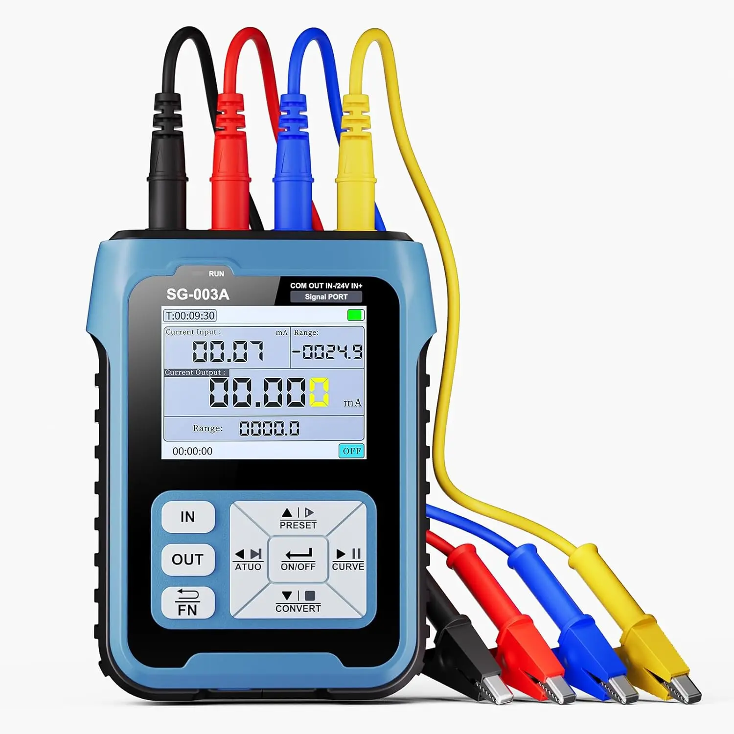 

Upgraded SG-003A Signal Generator, 4-20mA 0-24V Adjustable Analog Current Voltage Generator Simulator with Real-time Curve