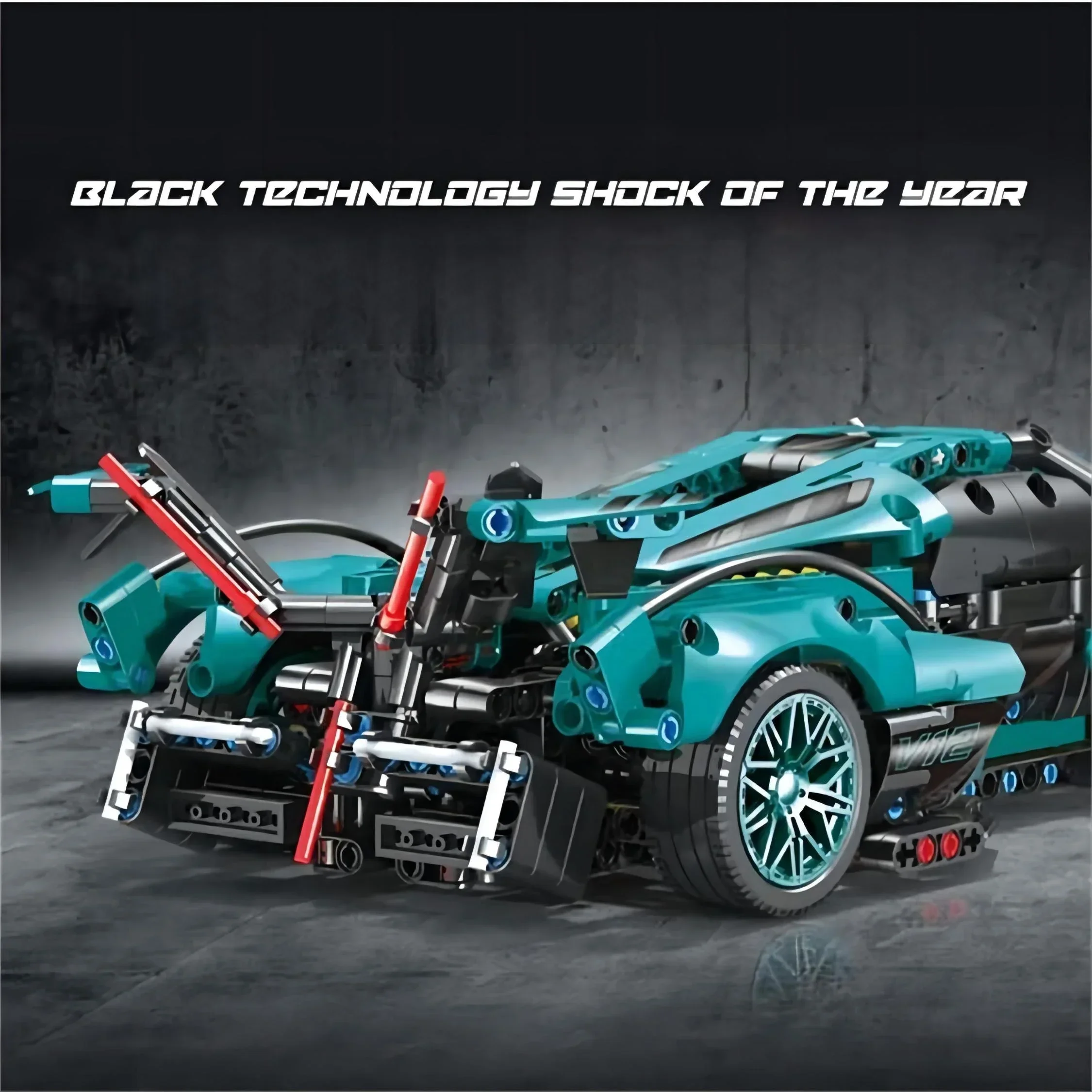 Technical Lambo V12 Super Speed Racing Car Building Blocks Vehicle Model Assemble Bricks Toy For Adult Kids Girl Christmas Gifts