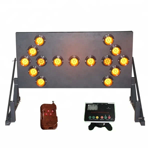 15 Lamps With 30Leds Per Module Led Arrow Board Temporary Safety Warning Led Arrow Board For Road Construction