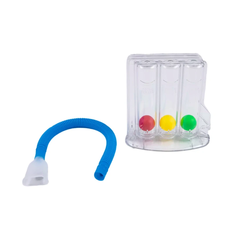 【New】3 Balls Breathing Exerciser Lung Function Improve Trainer Respiratory Spirometry