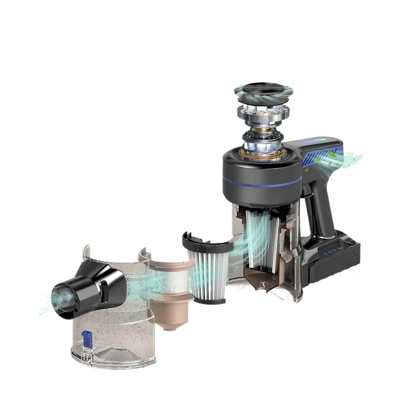 

#Cordless vacuum cleaner, strong suction is perfect for carpets, pet hair, hard floors, injection color customization