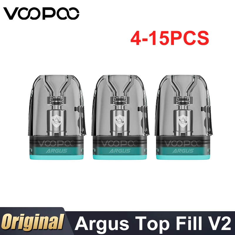 Cartucho de llenado superior original VOOPOO Argus V2 0,4/0,7/1,0ohm 3ml/2ml Compatible con Argus G3/G2 Kit vaporizador de cigarrillo electrónico