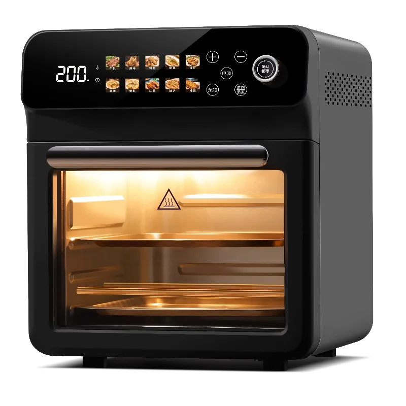 New intelligent multi-function electric fryer oven stainless steel 10L capacity digital control household outdoor use Dutch