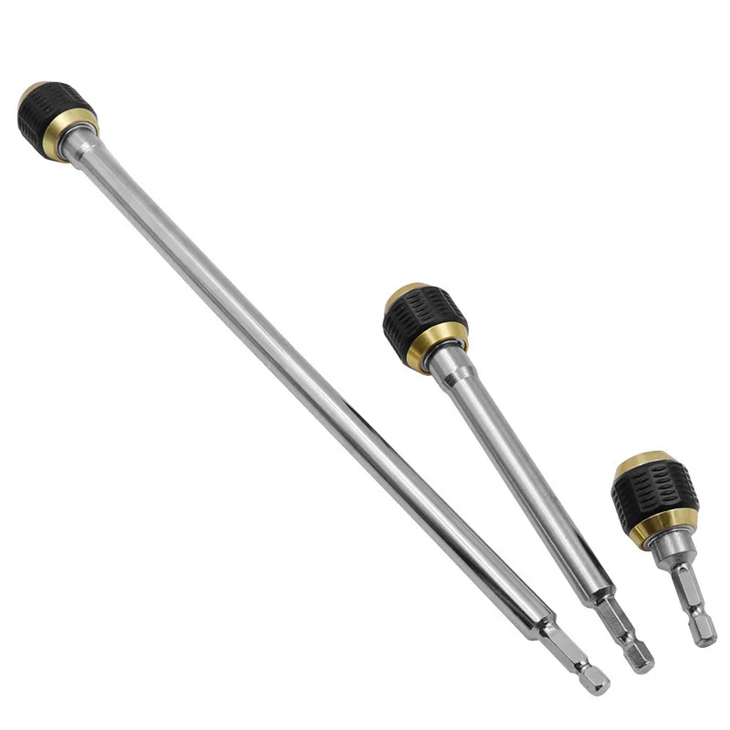 Hexagonal Handle Quick Release Auto-bloqueio Extensão Rod Drill Driver Elétrico Alongar Quick Change Bit Conversor Adaptador